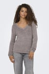 Only Onlgeena Regular Fit V Yaka Bayan Kazak 15340862 BEJ