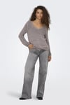 Only Onlgeena Regular Fit V Yaka Bayan Kazak 15340862 BEJ
