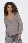 Only Onlgeena Regular Fit V Yaka Bayan Kazak 15340862 BEJ