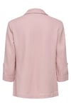 Only Onlgoa Keten Karışımlı Loose Fit Kruvaze Yaka Kadın Ceket 15363727 PUDRA