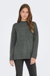 Only Onlhazel Oversize Fit Balıkçı Yaka Örme Bayan Kazak 15352853 YEŞİL