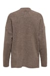 Only Onlhazel Oversize Fit Balıkçı Yaka Örme Bayan Kazak 15352853 KAHVE