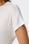 Only Onlirina Relaxed Fit Bisiklet Yaka Bayan T Shirt 15349079 EKRU