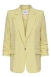 Only Onlita Regular Fit Kruvaze Yaka Blazer Kadın Ceket 15370275 SARI