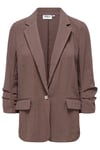 Only Onlita Regular Fit Kruvaze Yaka Blazer Kadın Ceket 15370275 KAHVE