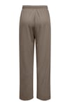 Only Onljany Regular Fit Yüksek Bel Geniş Paça Bayan Pantolon 15294429 VİZON