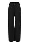 Only Onljany Regular Fit Yüksek Bel Geniş Paça Kadın Pantolon 15294429 SİYAH