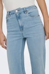 Only Onljuicy Relaxed Fit Yüksek Bel Bol Paça Jeans Bayan Kot Pantolon 15370601 AÇIK MAVİ