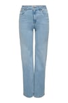 Only Onljuicy Relaxed Fit Yüksek Bel Bol Paça Jeans Bayan Kot Pantolon 15370601 AÇIK MAVİ
