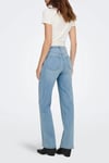 Only Onljuicy Relaxed Fit Yüksek Bel Bol Paça Jeans Bayan Kot Pantolon 15370601 AÇIK MAVİ