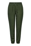 Only Onlkelda Regular Fit Normal Bel Lastikli Paça Cepli Jogger Bayan Pantolon 15203946 HAKİ