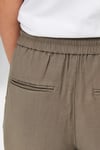 Only Onlkelda Regular Fit Normal Bel Lastikli Paça Cepli Jogger Bayan Pantolon 15203946 VİZON