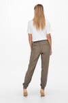 Only Onlkelda Regular Fit Normal Bel Lastikli Paça Cepli Jogger Bayan Pantolon 15203946 VİZON