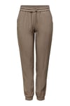 Only Onlkelda Regular Fit Normal Bel Lastikli Paça Cepli Jogger Bayan Pantolon 15203946 VİZON
