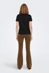 Only Onlkita % 100 Pamuk Regular Fit Bisiklet Yaka Bayan T Shirt 15244714 SİYAH