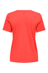 Only Onlkita % 100 Pamuk Regular Fit Bisiklet Yaka Bayan T Shirt 15244714 MERCAN