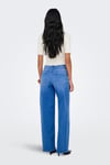 Only Onlmadison Pamuklu Relaxed Fit Yüksek Bel Geniş Paça Jeans Bayan Kot Pantolon 15363267 MAVİ