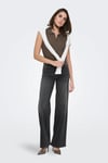 Only Onlmadison Pamuklu Wide Leg Fit Yüksek Bel Jeans Bayan Kot Pantolon 15367997 GRİ