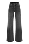 Only Onlmadison Pamuklu Wide Leg Fit Yüksek Bel Jeans Bayan Kot Pantolon 15367997 GRİ