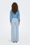 Only Onlmadison Pamuklu Wide Leg Yüksek Bel Bol Paça Jeans Bayan Kot Pantolon 15338289 Buz Mavi