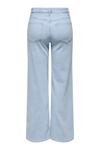 Only Onlmadison Pamuklu Wide Leg Yüksek Bel Bol Paça Jeans Bayan Kot Pantolon 15338289 Buz Mavi