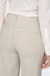 Only Onlmadison Streç Pamuklu Wide Leg Yüksek Bel Geniş Paça Jeans Bayan Kot Pantolon 15310632 EKRU