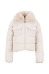 Only Onlmaggi Regular Fit Tüy Detaylı Klasik Yaka Bayan Mont 15322000 TAŞ