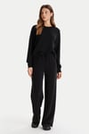Only Onlmaya Regular Fit Normal Bel Geniş Paça Bayan Eşofman Altı 15361169 SİYAH