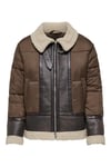 Only Onlmelinda Regular Fit Kemerli Gömlek Yaka Bayan Mont 15324139 KAHVE