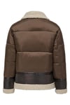 Only Onlmelinda Regular Fit Kemerli Gömlek Yaka Bayan Mont 15324139 KAHVE
