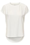 Only Onlmolly Relaxed Fit Bisiklet Yaka Kadın T Shirt 15368563 EKRU