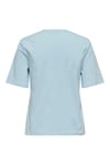 Only Onlmoody Pamuklu Regular Fit Bisiklet Yaka Bayan T Shirt 15343277 AÇIK MAVİ