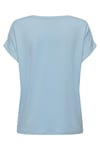 Only Onlmoster Regular Fit Bisiklet Yaka Bayan T Shirt 15106662 AÇIK MAVİ