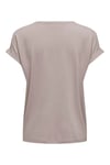 Only Onlmoster Regular Fit Bisiklet Yaka Kadın T Shirt 15106662 PUDRA