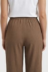 Only Onlnele Wide Leg Geniş Paça Belden Bağlamalı Kadın Pantolon 15370054 VİZON