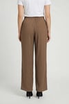 Only Onlnele Wide Leg Geniş Paça Belden Bağlamalı Kadın Pantolon 15370054 VİZON