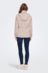 Only Onlnewstarline Regular Fit Kapüşonlu Cepli Mevsimlik Kadın Mont 15218612 AÇIK PEMBE