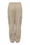 Only Onlpamala Pamuklu Relaxed Fit Kargo Bayan Pantolon 15308795 BEJ