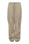 Only Onlpamala Pamuklu Relaxed Fit Kargo Bayan Pantolon 15308795 BEJ