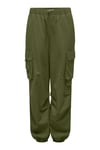 Only Onlpamala Pamuklu Relaxed Fit Kargo Bayan Pantolon 15308795 HAKİ