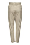 Only Onlpoptrash Çizgili Normal Bel Regular Fit Bayan Pantolon 15176615 BEJ