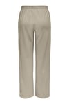 Only Onlpoptrash Oversize Fit Normal Bel Geniş Paça Çimalı Jogger Bayan Pantolon 15235076 BEJ