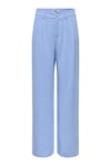 Only Onlsiesta Yüksek Bel Bol Paça Kadın Pantolon 15367424 MAVİ