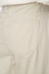 Only Onlsilla % 100 Pamuk Relaxed Fit Normal Bel Geniş Paça Jeans Bayan Kot Pantolon 15328125 EKRU