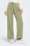 Only Onlsilla Wide Leg Orta Bel Geniş Paça Bayan Pantolon 15340711 AÇIK YEŞİL