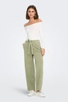Only Onlsilla Wide Leg Orta Bel Geniş Paça Bayan Pantolon 15340711 AÇIK YEŞİL