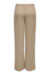 Only Onlsolvi Regular Fit Normal Bel Geniş Paça Keten Karışımlı Bayan Pantolon 15338692 BEJ