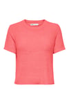 Only Onlsunny Regular Fit Bisiklet Yaka Örme Bayan Kazak 15254282 MERCAN