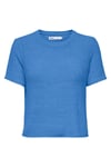 Only Onlsunny Regular Fit Bisiklet Yaka Örme Bayan Kazak 15254282 MAVİ