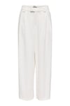 Only Onlsvea Keten Karışımlı Regular Fit Orta Bel Kadın Pantolon 15364120 KREM